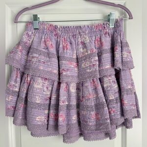 LoveShackFancy Ruffle Mini Heritage Skirt